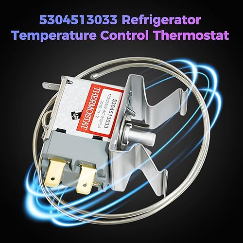 Miniatura 2 de 5304513033 Termostato de control de temperatura para refrigerador de Romalon Fit para Frigi-daire reemplaza 297216037 5304503436 216715200 297216033