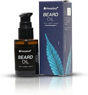 Hempbuti Non-Sticky Beard Oil for Men, 30 ml | Daily Repair Hemp Beard Oil for Healthy, Thicker, Shiny, Nourished and Long Price In India