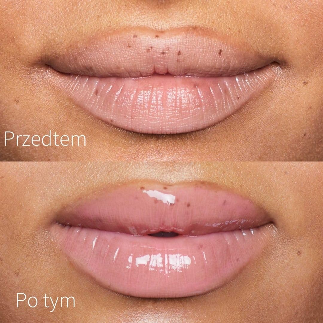 Fleeky Glowy Lip Oil – naturalny i pielęgnujący olejek do ust – pielęgnacja ust na cały dzień – lekki i niekleisty – melon Pink, Peach Pink, Berry Red (Berry Red)