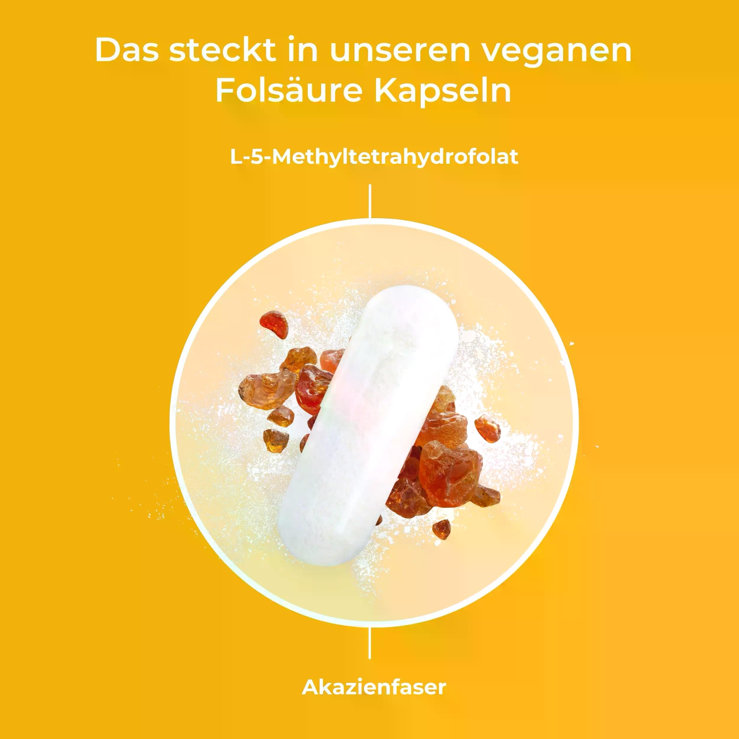 Folsäure - hochdosiert - 400 µg Quatrefolic® 5-MTHF bioaktives Folat