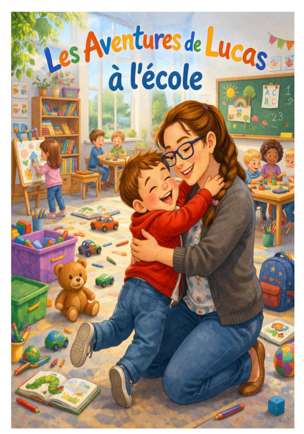 Les Aventures de Lucas - Tome 6 : Une journée à l'école: Une aventure tendre et colorée pour les enfants de 3 à 7 ans