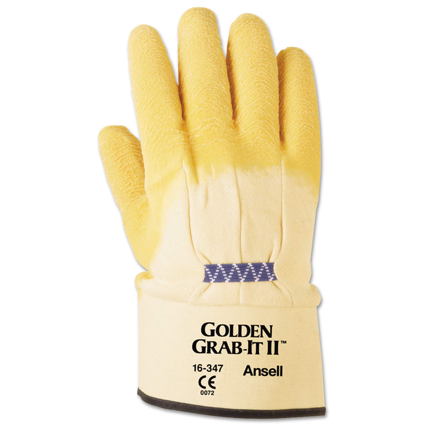 Amazon.com: Ansell Size 10 Golden Grab-It II Heavy Duty Cut Re