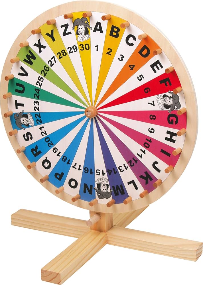 Wheel of Fortune　英語 small foot 6251 wooden parlour game 