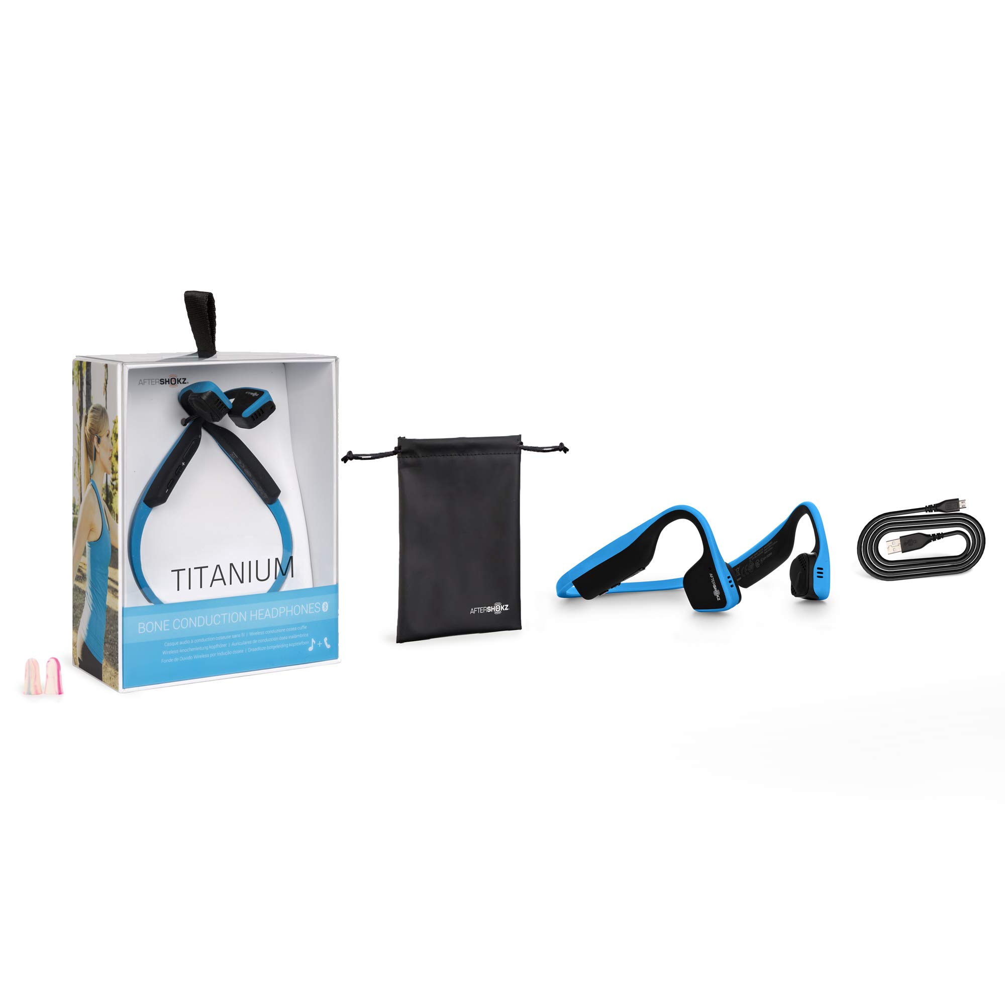 ギマAFTERSHOKZ trekz titanium AfterShokz Trekz Titanium Open Ear Wireless Bone Conduction