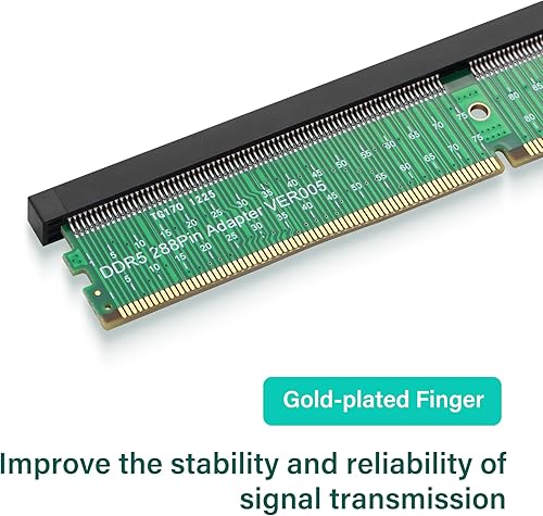 Miniatura 4 de SinLoon DDR5 UDIMM 288Pin Adaptador Riser Card DDR5 Módulo de memoria Tarjeta protectora de prueba para PC de escritorio placa base