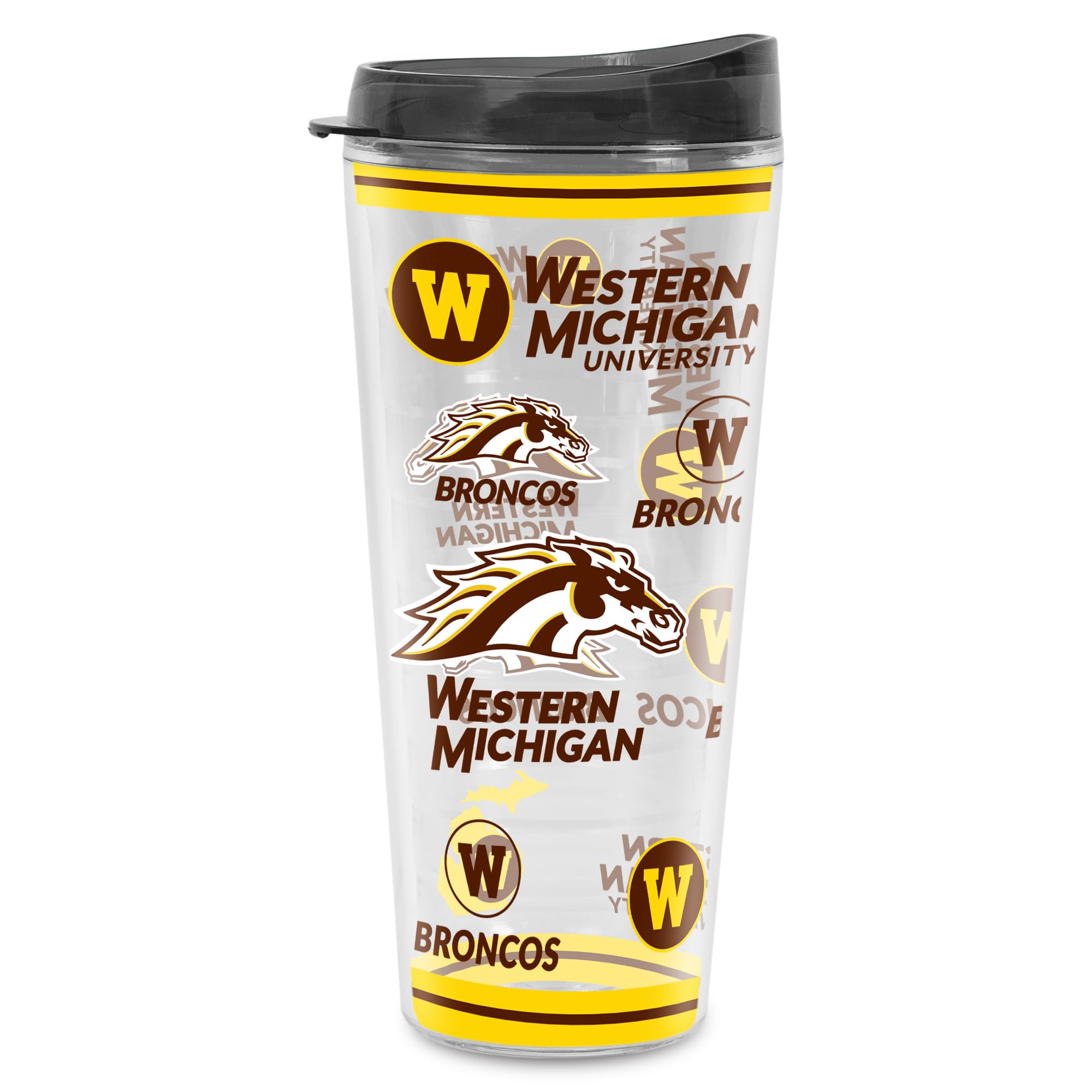 Rico Industries NCAA College Double Wall Mayhem 16oz Or 20oz Tritan Tumbler W Lid