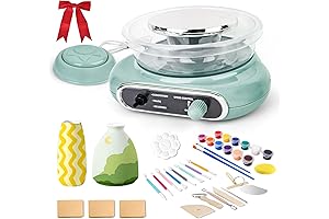 National Geographic Pottery Wheel Kit for Kids Ages 8-12