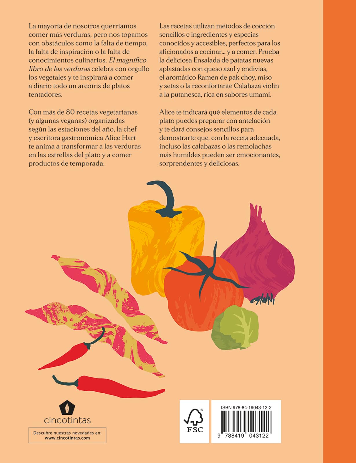 El magnífico libro de las verduras: Come un arcoíris a diario con más de 80 recetas vegetarianas (COCINA VEGANA Y VEGETARIANA)