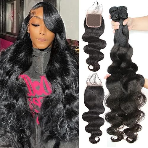 Vista 45 de Paquetes de cabello humano virgen brasileño ondulado de 16, 18, 20 pulgadas, 3 manojos de cabello humano ondulado 100% sin procesar, mojado