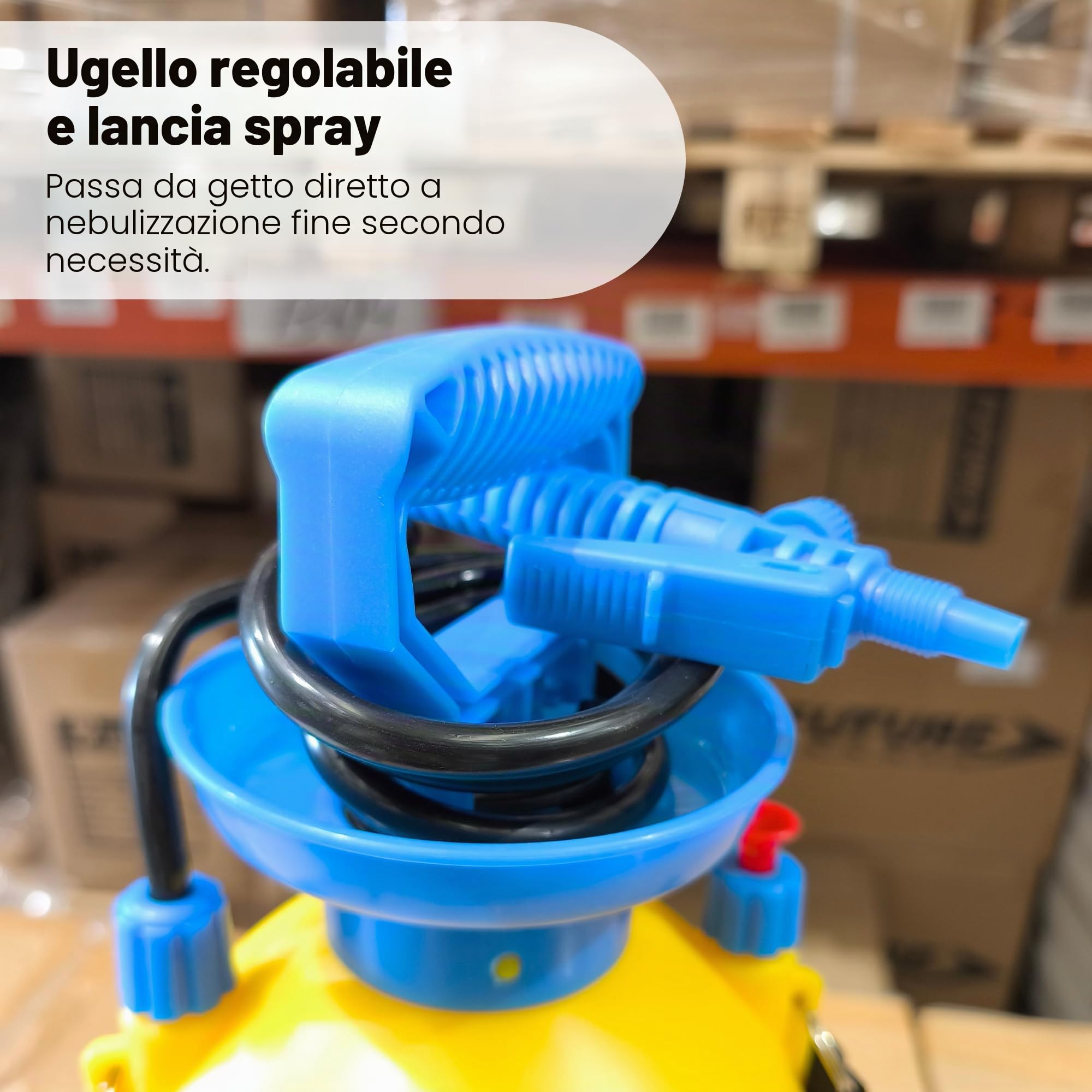 Riegolux 755002 - Spruzzatore da giardino, 5 l