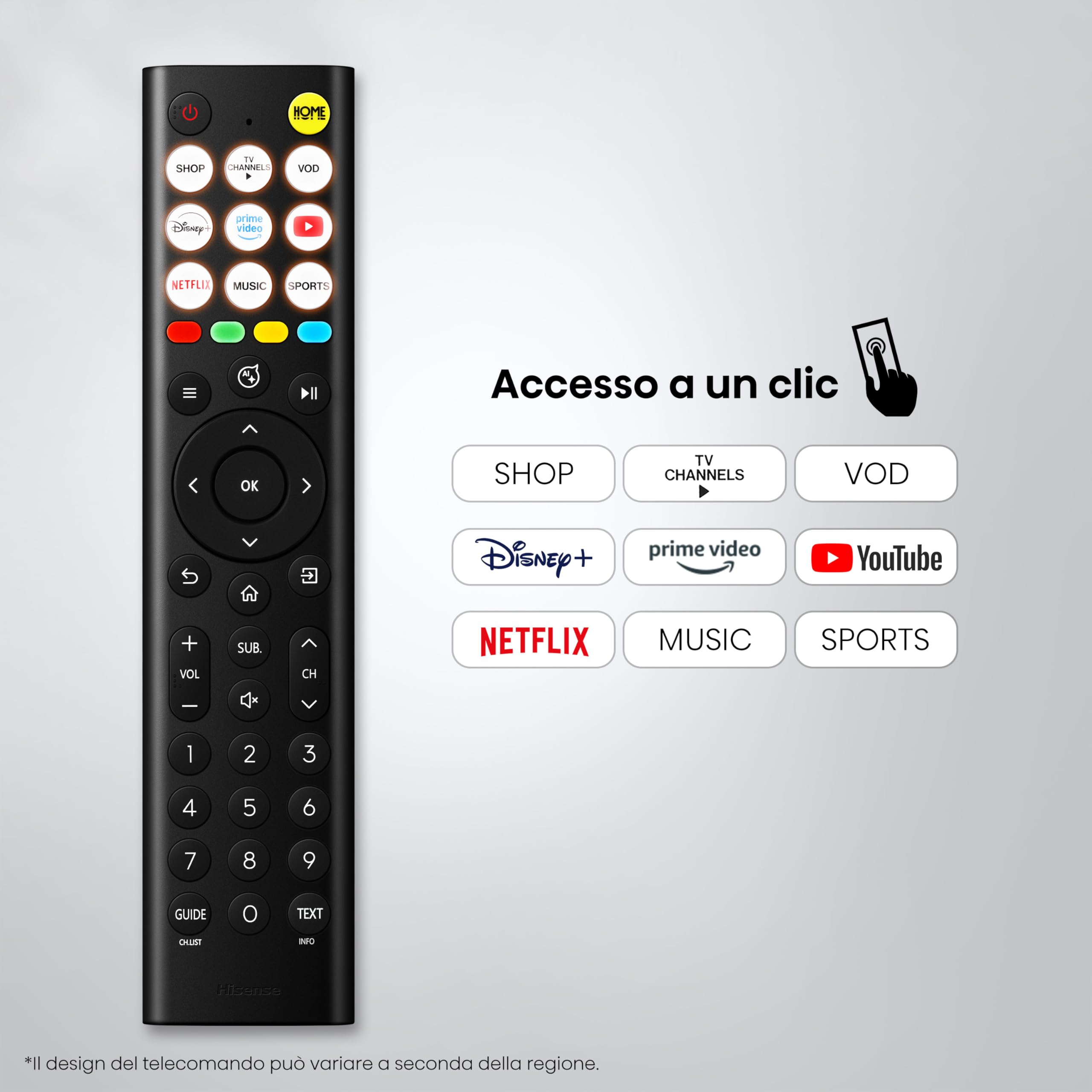 Hisense Smart TV QLED 40" FHD 40E5ST, 60Hz, Dolby Atmos, VIDAA OS, HDR10, Game Mode, Works with Alexa, Wi-Fi