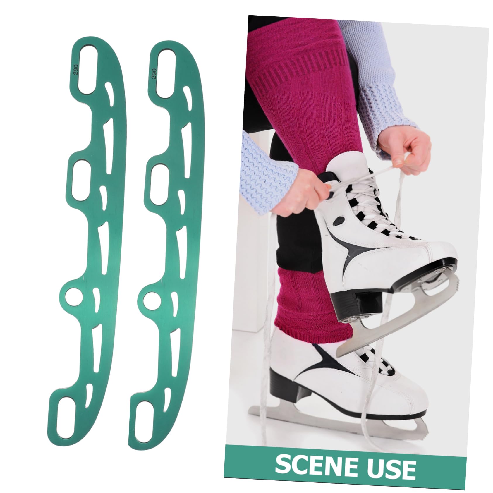 ibasenice Cuchillas De Patines para Conversión De Línea Hielo Protector De Repuesto Kit De Conversión para Hockey y Patinaje Artístico