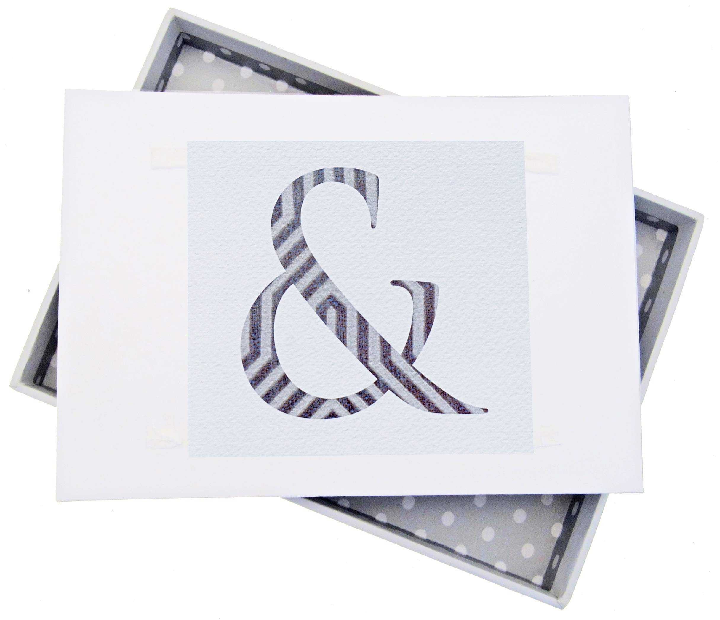 White Cotton Cards Alphabetics, Mini Photo Album, Grey &, White Board, 12.5 x 17.5 x 2.5 cm