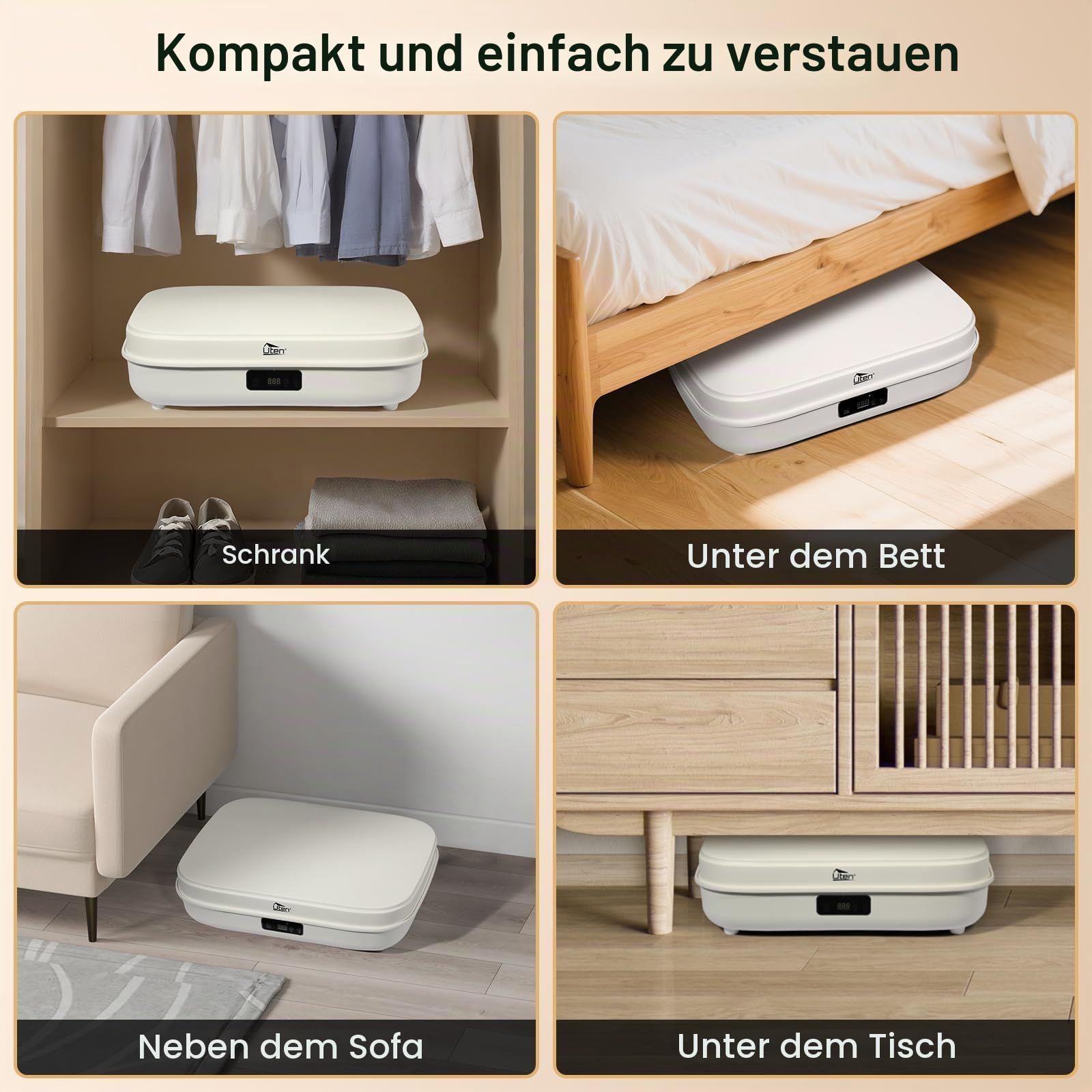 Uten Elektrischer Wäschetrockner, Abnehmbarer Trockner, Tragbarer Trockner - Image 4