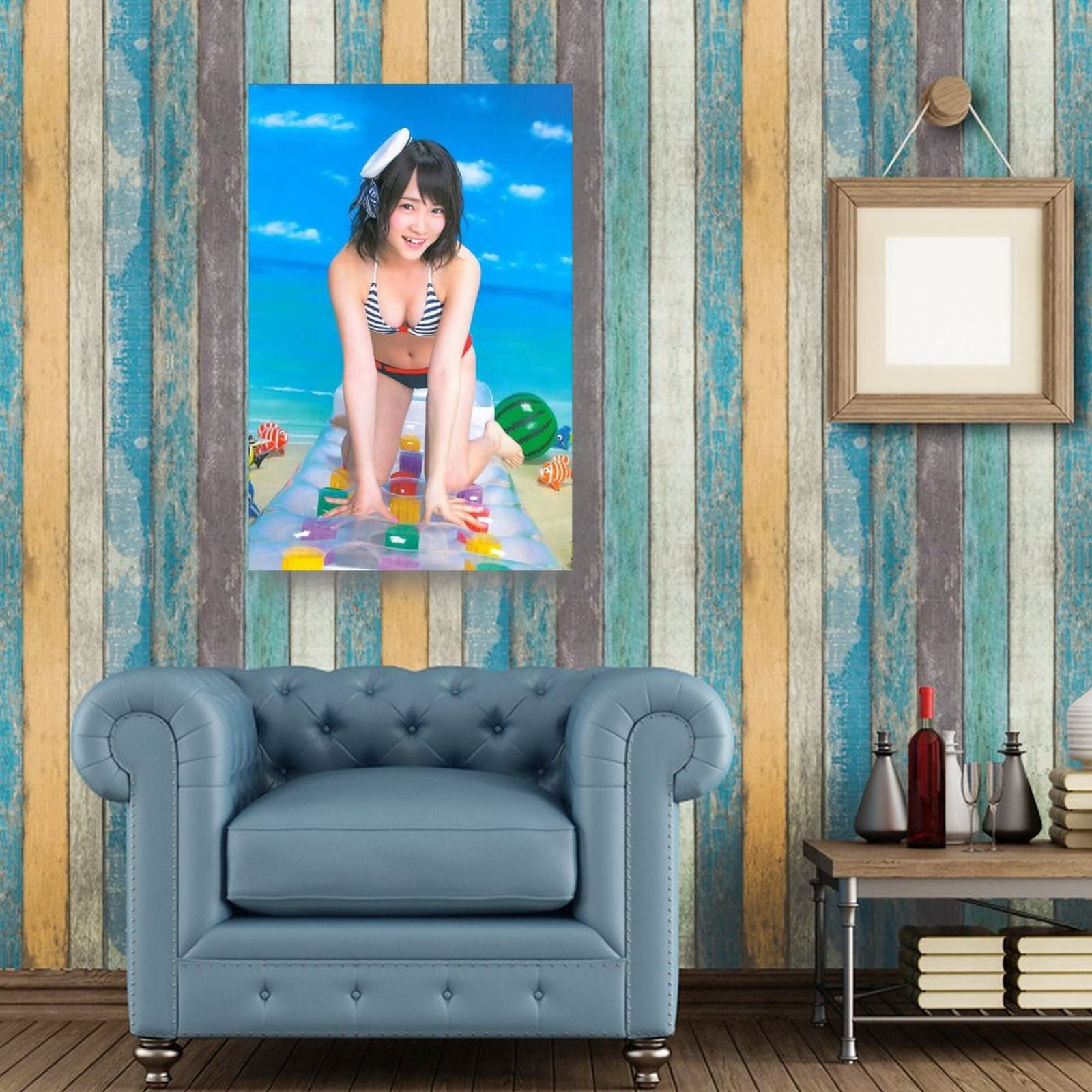 川栄李奈　パネルボード　非売品 Amazon.co.jp: 川栄李奈 AKB48女優セクシーな写真ポスター水着アート