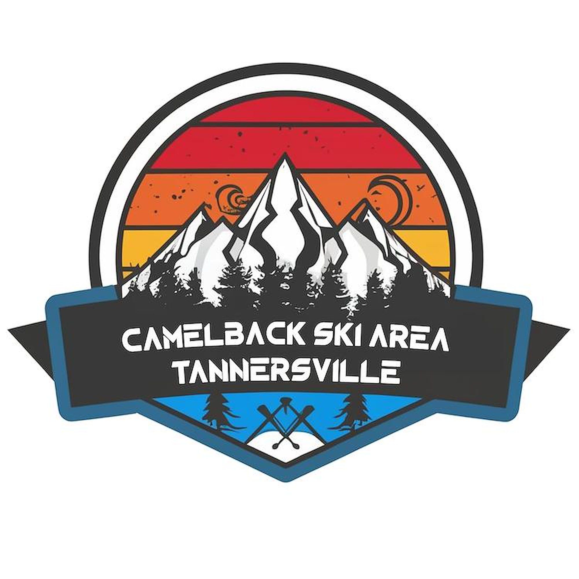 CafePress Camelback Ski Area Tannersville Pennsylvania Car Magnet, 20