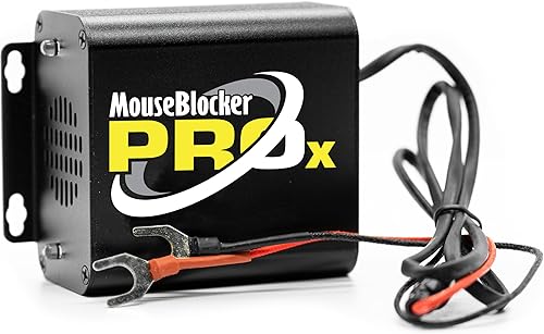 Mouse Blocker Pro - Ratón ultrasónico de alta potencia de 12 voltios y disuasorio de roedores con un modo de desalojo y LED de doble estroboscópico