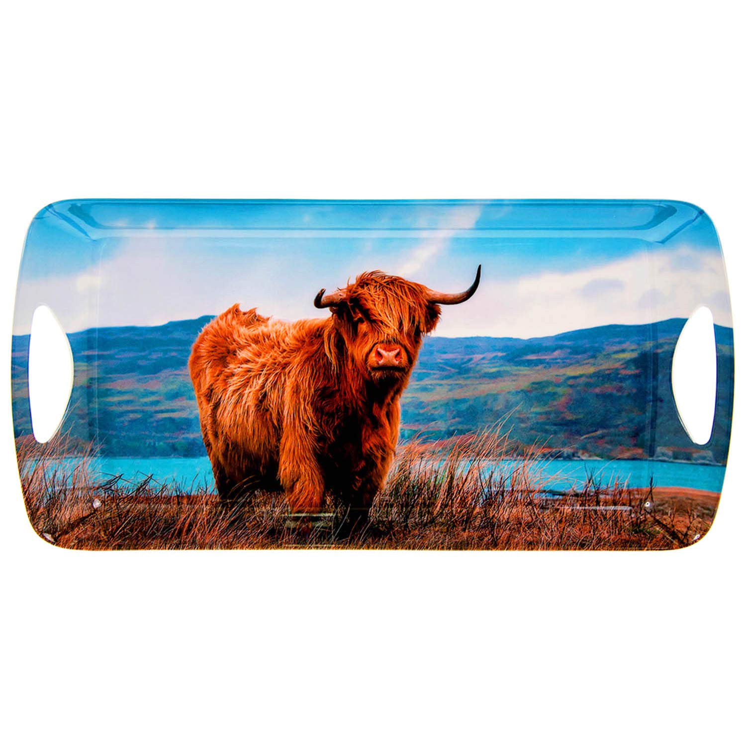 Lesser & Pavey The Leonardo Collection Higherland Cow 39cm Medium Sandwich Tray