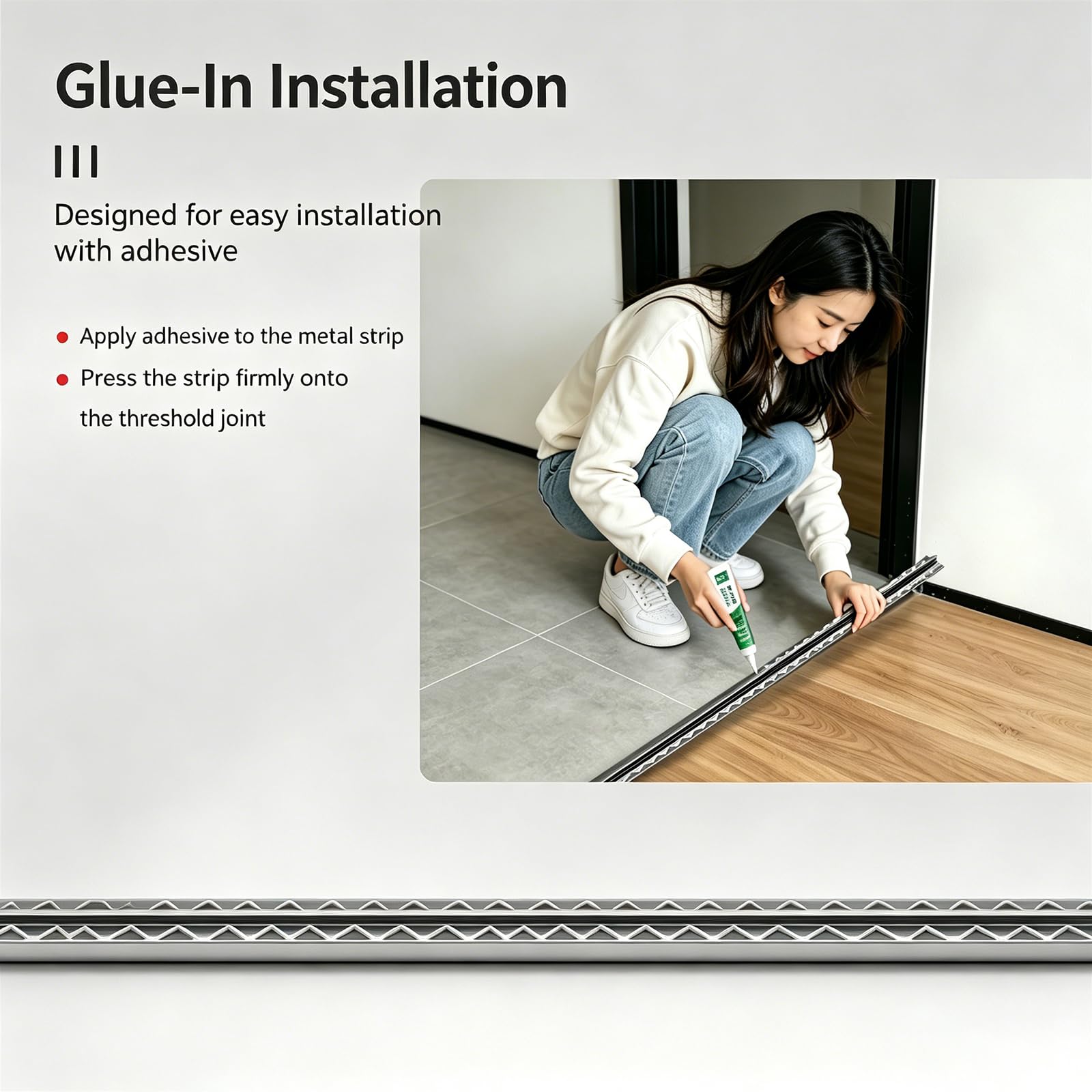 Perfil T Metal para Transiciones,Perfil Remates MetáLico Suelo,Perfil Metal TransicióN Autoadhesi Perfil T,FáCil InstalacióN,para Acabado De Baldosas Antideslizantes
