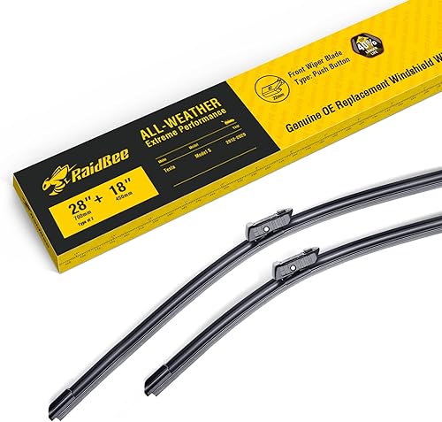 2 limpiaparabrisas de repuesto de 28 pulgadas18 pulgadas para Tesla Model S 2012-2020, limpiaparabrisas de 28 + 18 pulgadas, calidad original de