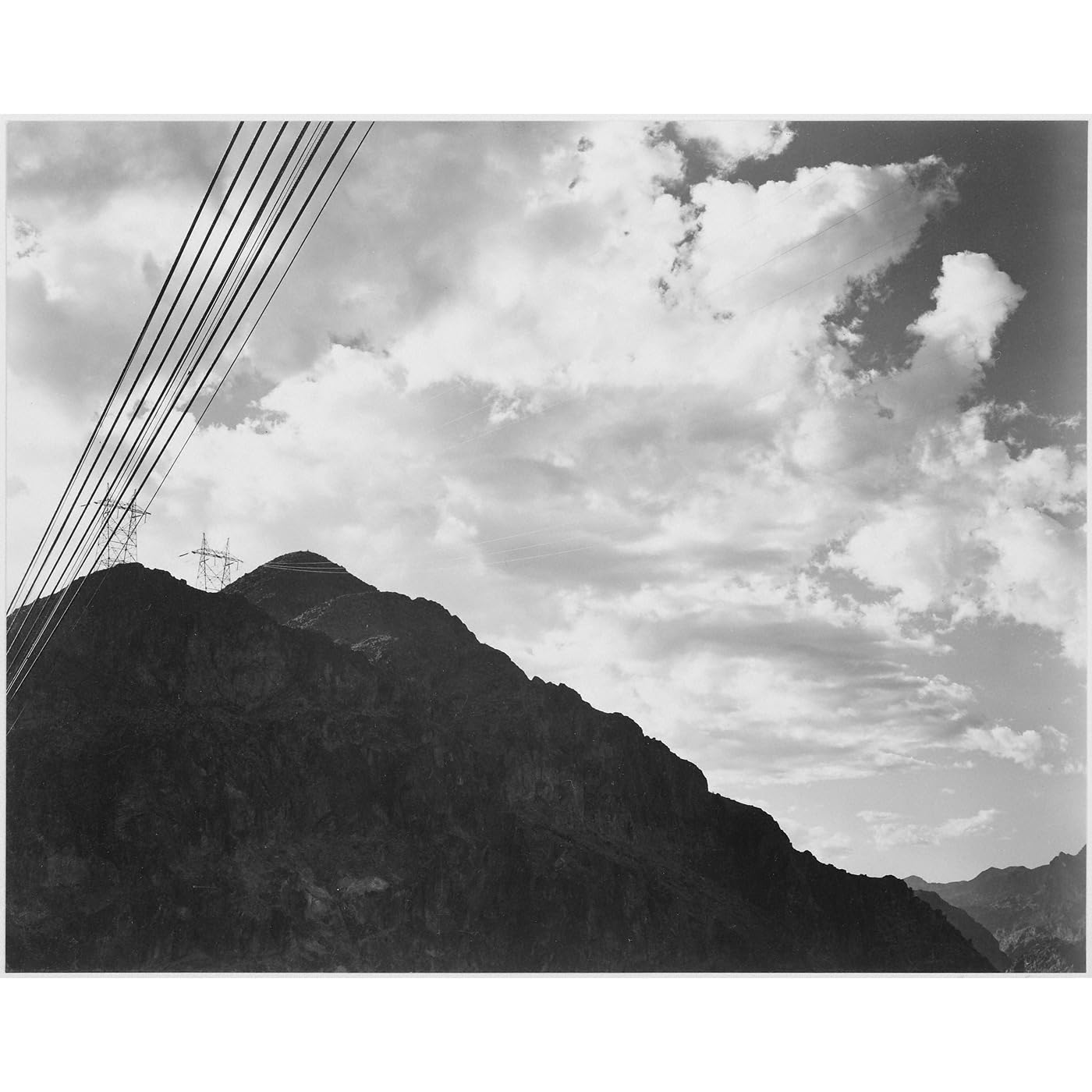 Impression giclée Adams Boulder Dam Lines affiche d'art Premium - 2