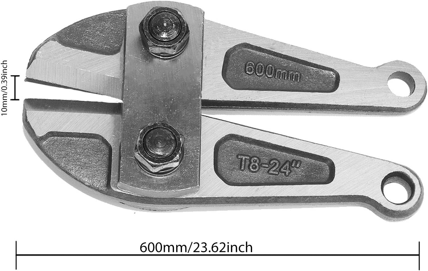 RUIAN 24-Inch Replacement Pliers Head – Heavy Duty Bolt Cutter Attachment for Industrial and Home Use,Durable Chrome Vanadium Steel Construction