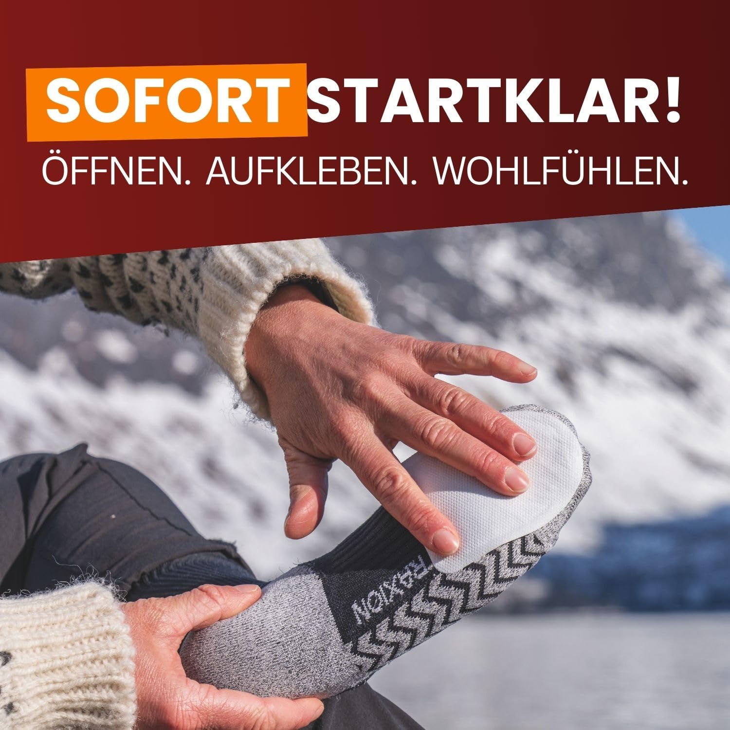 THERMOPAD Zehenwärmer – DAS ORIGINAL: 20 Paar Wärmepads für 9 Stunden Wärme I sofort einsatzbereite Fußwärmer I Extra Warmer Fusswärmer – ideal für Outdoor-Aktivitäten & Ski-Schuhe I Fuss-Wärmekissen