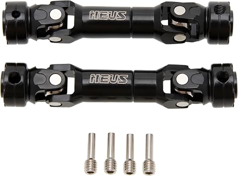 MEUS RACNIG 2pcs SCX10 Driveshafts for 1/10 RC Crawler Axial SCX10/Tamiya CCO1/Redcat Gen8 etc.. 60mm