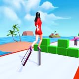 heelspassion & company frauenfeld High stack shiny heels race High Heels Body Run Challenge - Rich Queen Shiny Shoe Race