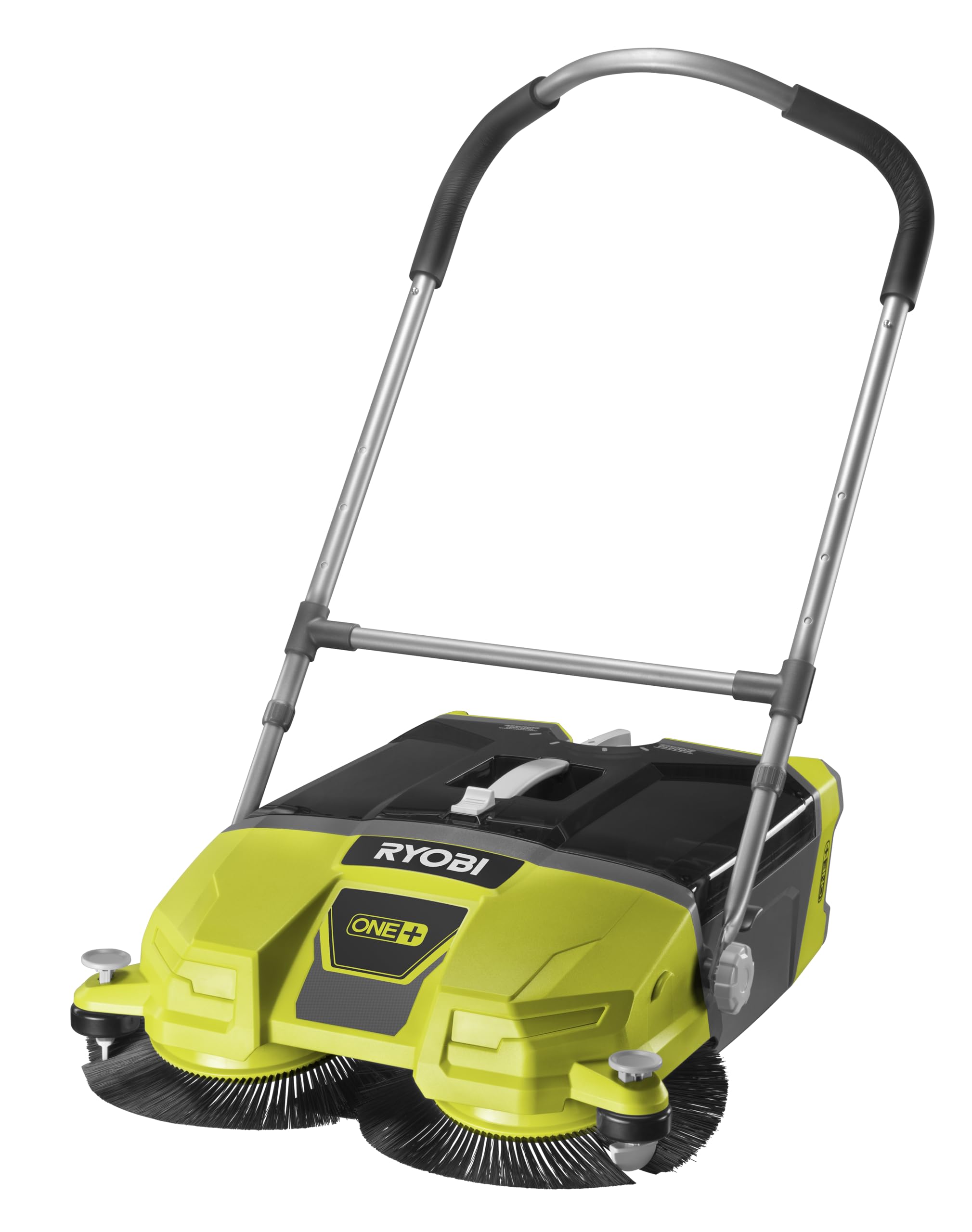 RYOBI - Balayeuse sans Fil 18V One+ R18SW3-0 – 2 Brossettes Latérales, Bac 17L, Largeur 53 cm – Nettoyage Allées, Garages, Ateliers – Batterie Non Incluse