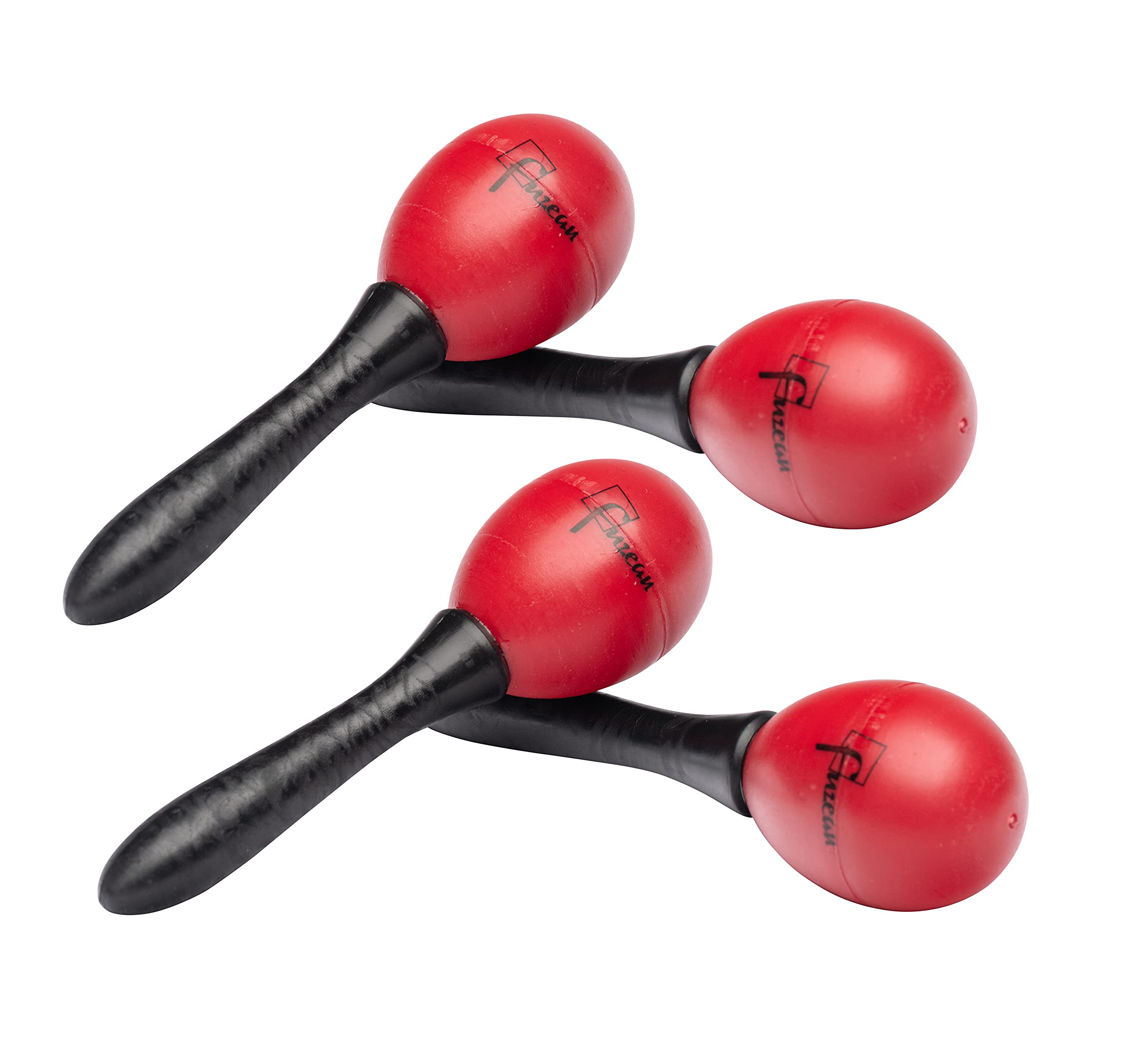 Set of 2 works of Maracas Sound Eggs, Red