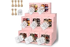 Charming Pink Bakery Boxes with Crystal-Clear Windows