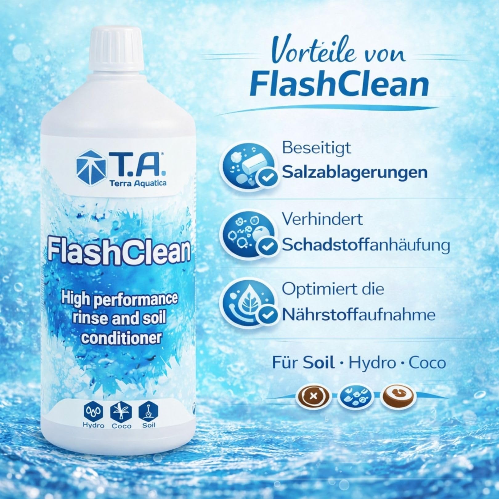 Weedness T.A. Flora Kleen 10 L – Limpieza profesional gran volumen