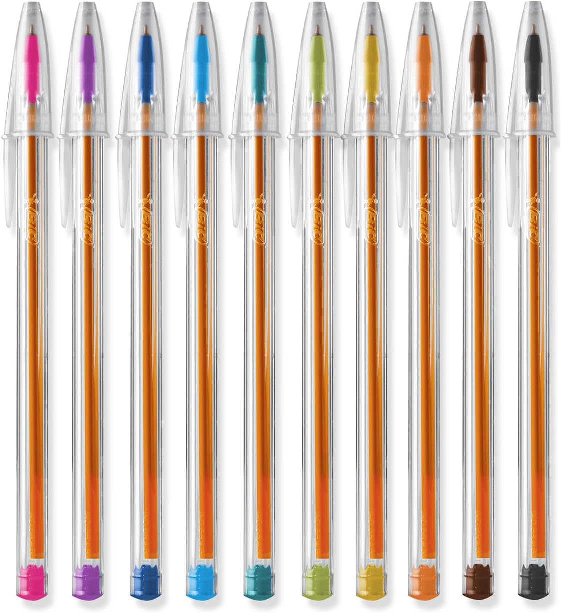 530009 - Caneta Esferográfica Escrita Fina, Cristal Fina Fashion, BIC, 10 Unidades Sortidas 530009 - Caneta Esferográfica Escrita Fina, Cristal Fina Fashion, BIC, 10 Unidades Sortidas