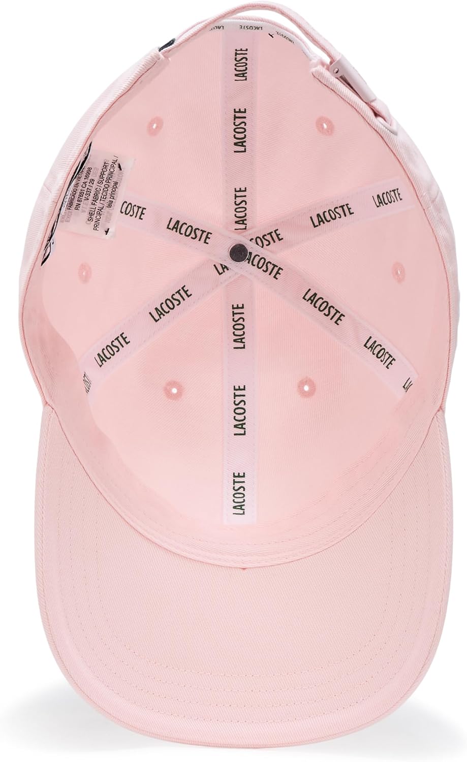 Lacoste Unisex-Adult Organic Side Logo Cotton Twill Cap