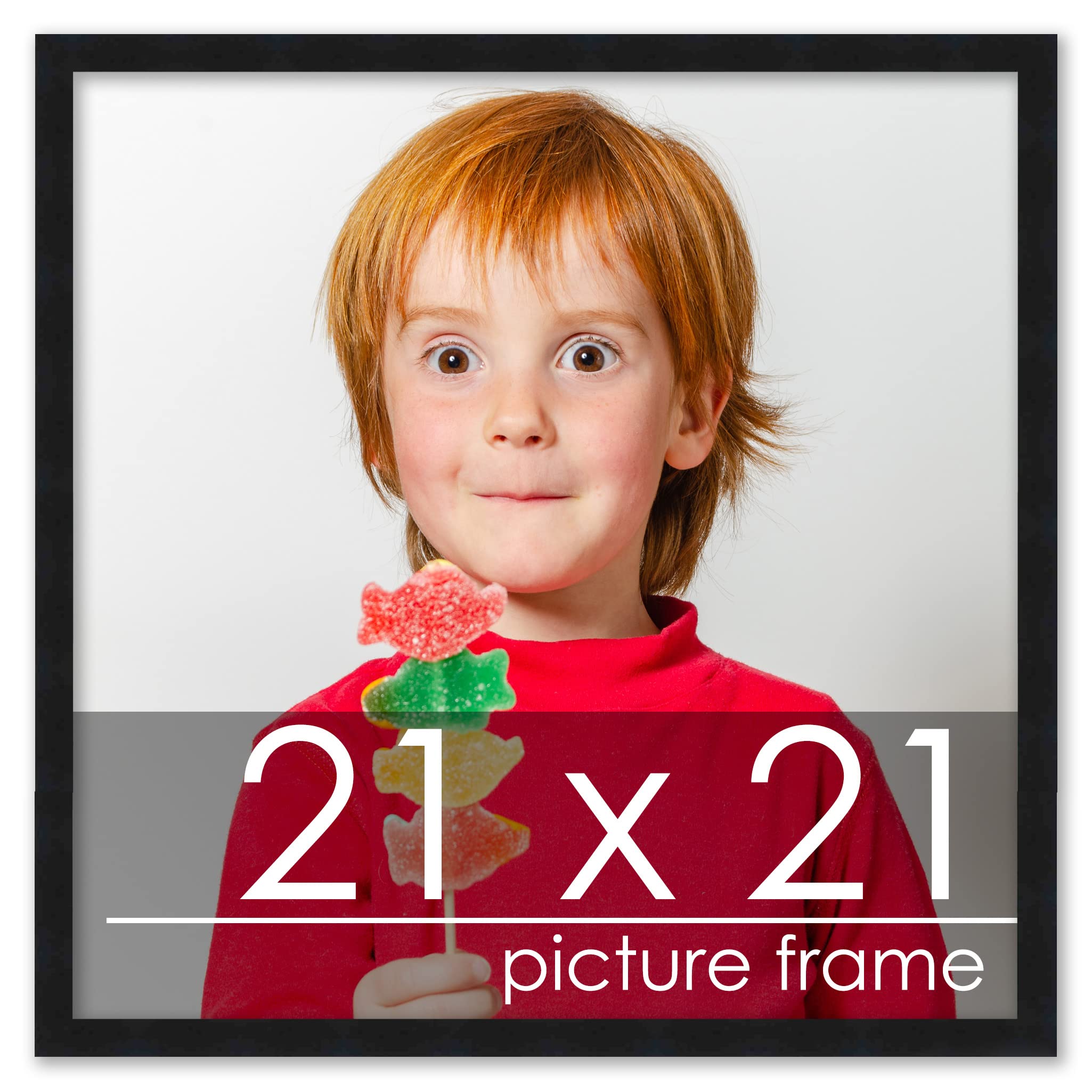 Photo 1 of **FIRST PICTURE IS REFERENCE**
21x21 Contemporary Black Wood Picture Square Frame