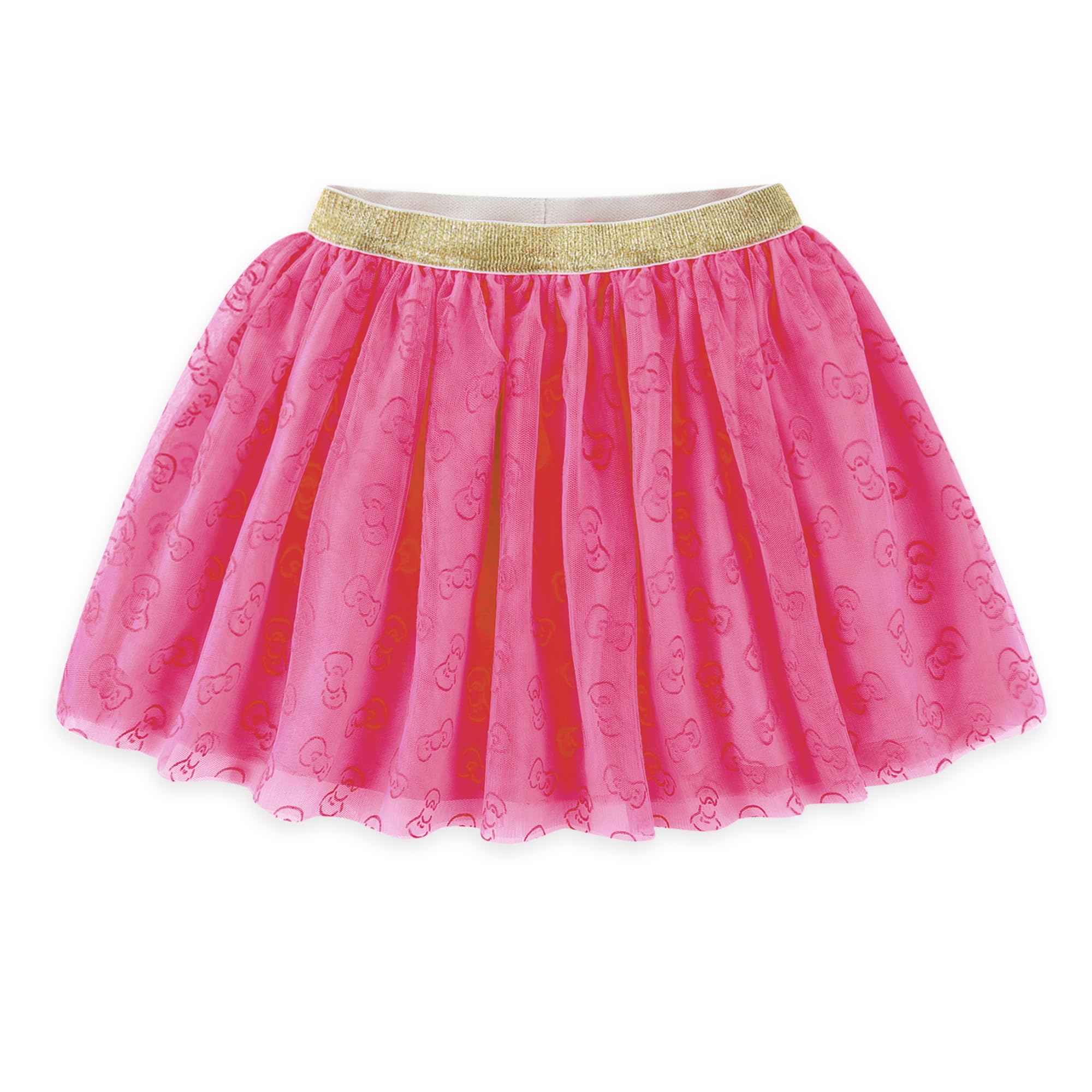 Hello Kitty Sanrio - Set con camicia a maniche corte e gonna tutù in tulle, per bambine e bambine grandi