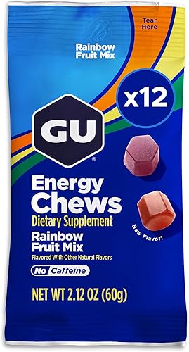 Miniatura 8 de GU Energy Gomitas masticables, paquete mixto con electrolitos, veganas, sin gluten, sin cafeína y sin lácteos, energía para llevar para cualquier