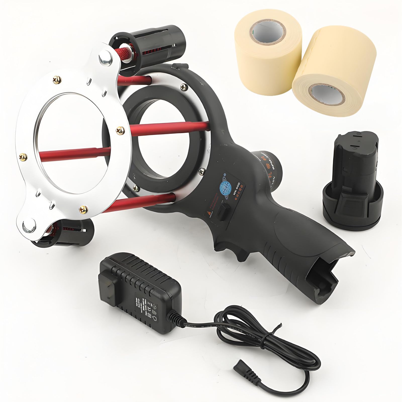 AYCDL Tape Winding Machine, Electric Tape Wrapping Machine, Pipe Cable Tie Winding Tool, Copper Pipe Taping Machine,Air Conditioning Tape Rewinder