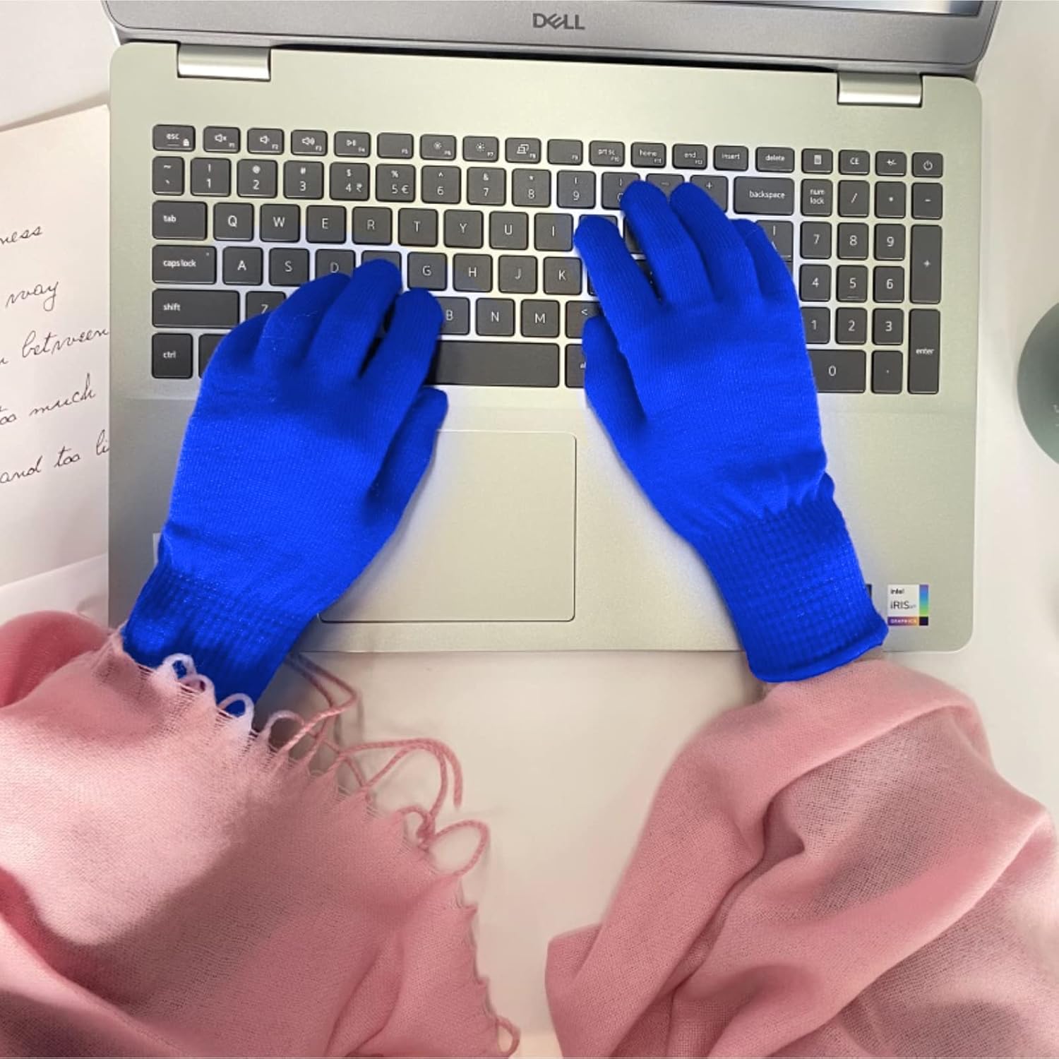 Evridwear Men Women Merino Wool String Knit Liner Warm Gloves 4 Sizes and Colors - Image 5