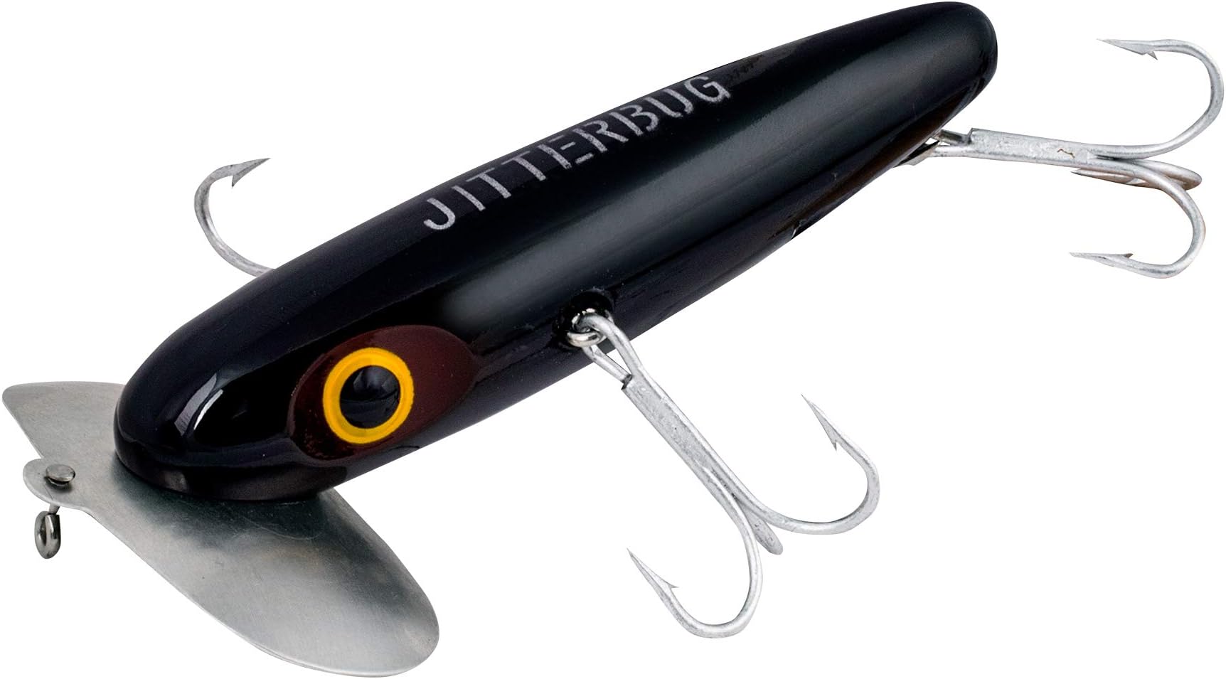 Jitterbug Topwater Bass Fishing Lure - Excellent for Night Fishing