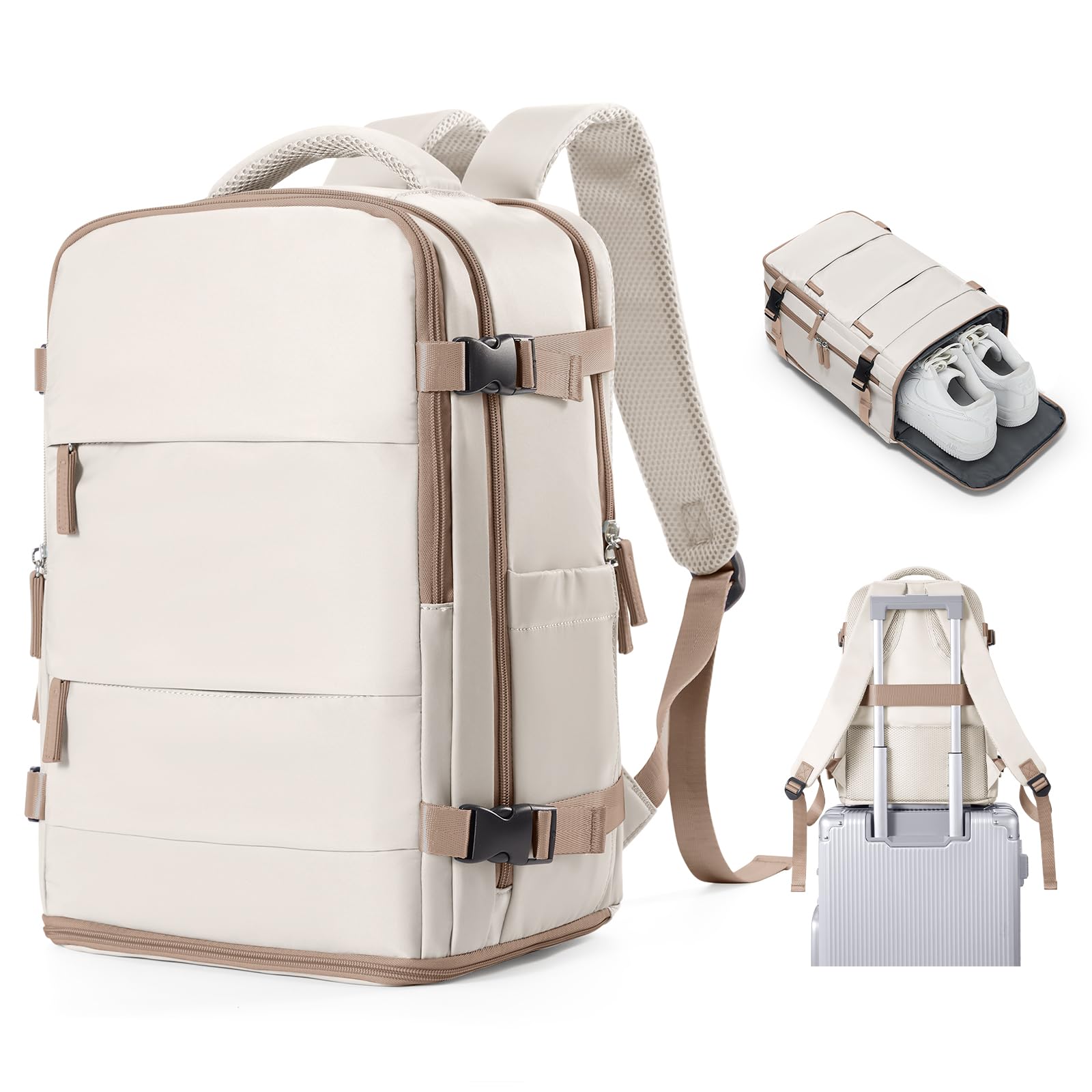 SZSYCN Vacuum Backpack Travel Bag With Pump Ryanair Cabin Bags 40x30x20 Underseat Ryan Air Hand Luggage 40 x 20 x 25 Carry On Baggage For Flights Backpack With Compression System — view 14
