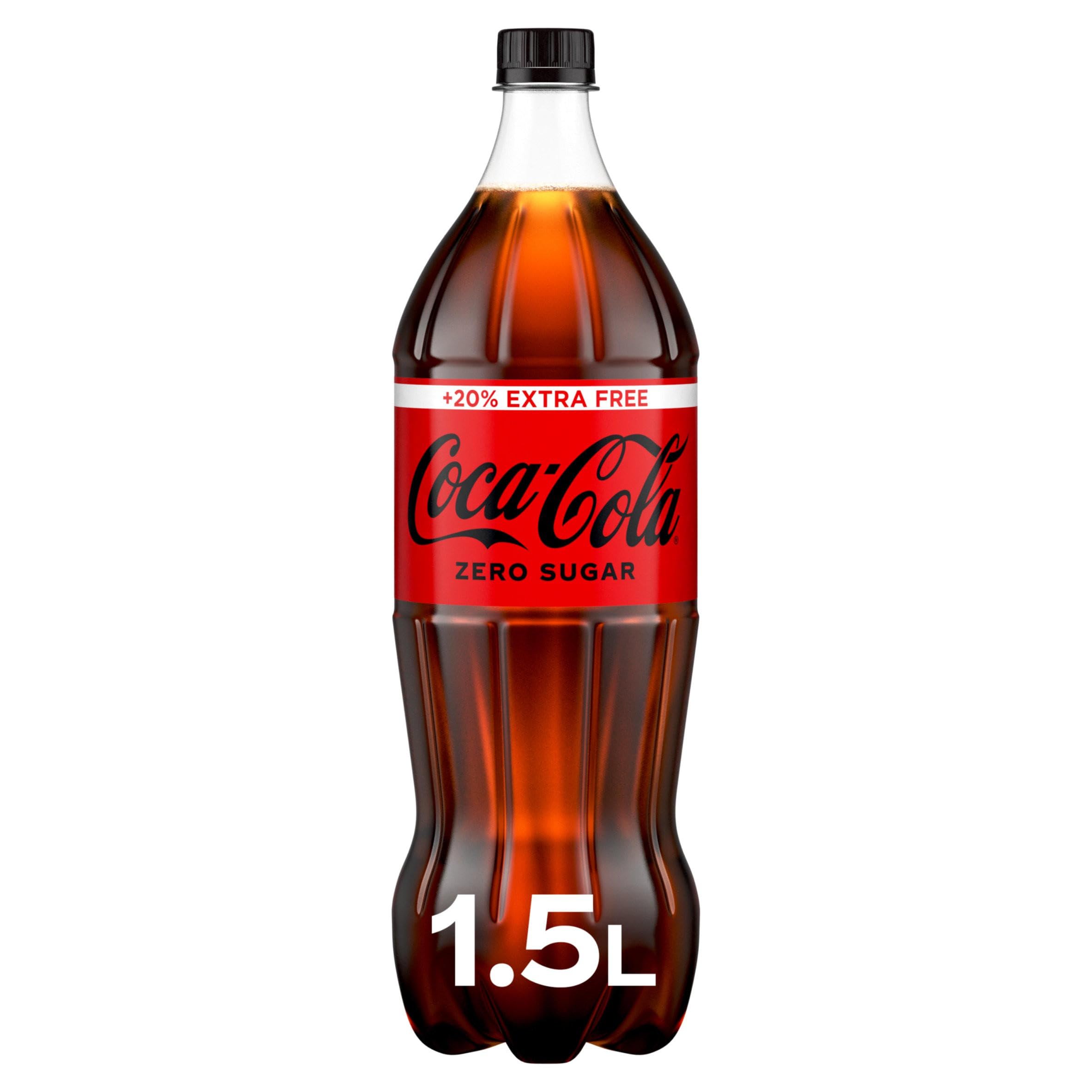 Coca-Cola Zero Sugar 1.5L (1.25L + 25% Extra Free)