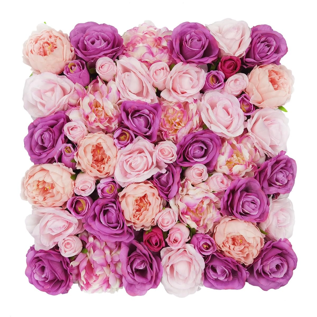 murs vegetaux roses, 50cm/50cm LA VIE EN ROSE