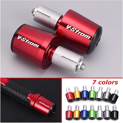 Miniatura 7 de Motorcycle Handlebar Ends CNC Handle Bar Grips Cap for Suzuki VStrom 650 V-Strom 650 1000 1050xt DL250 DL650 Dl1000 Accessories