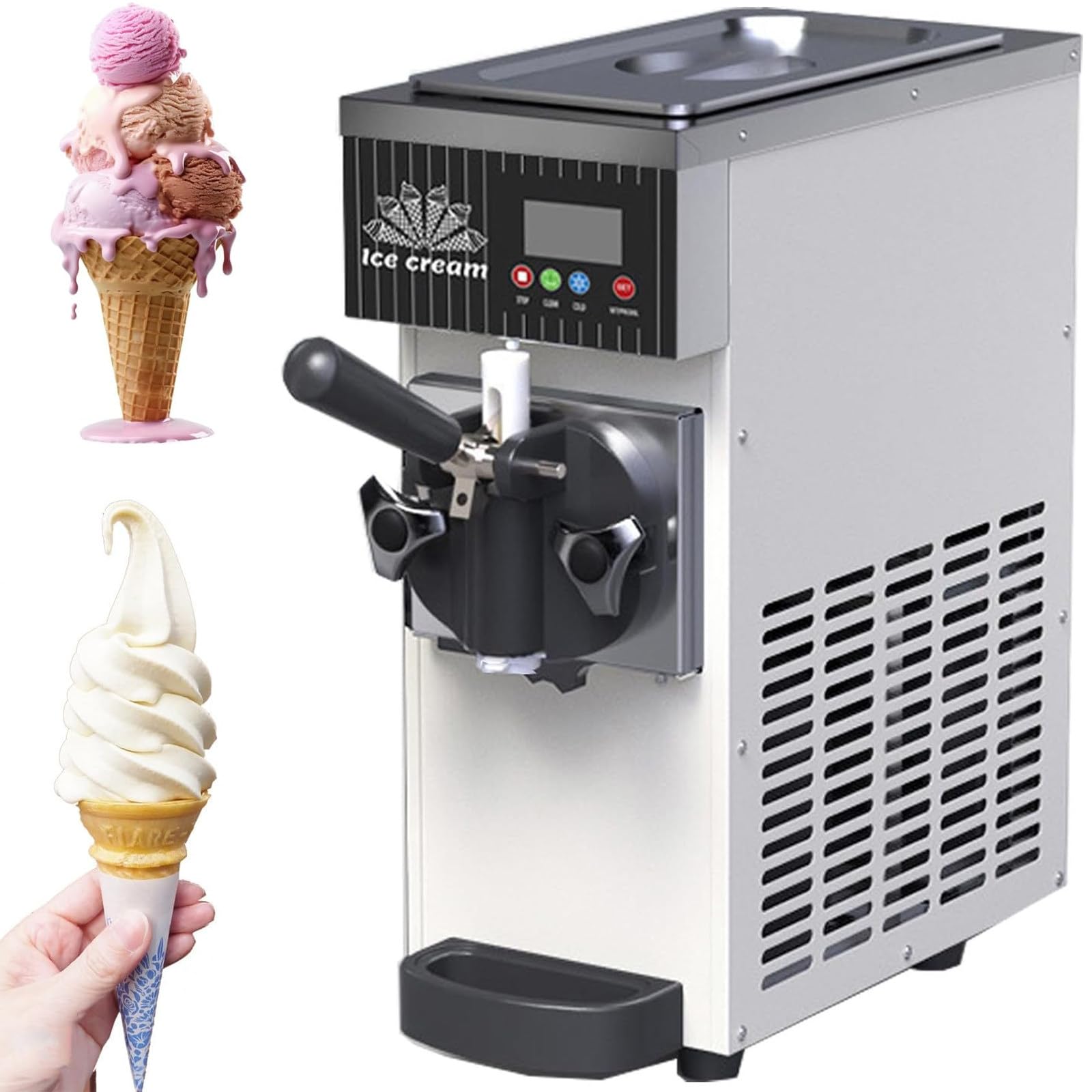 Amazon.co.jp: 450W ソフトクリームマシン、家庭用ソフトクリーム