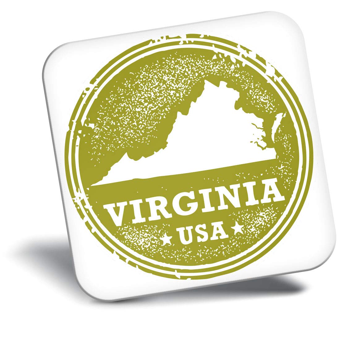 Destination Vinyl ltd Fridge Magnet - Virginia USA American State Travel 5839