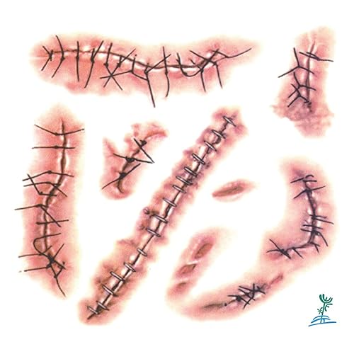 Yeeech Papel adhesivo para tatuajes temporales realistas y realistas para el día de los inocentes