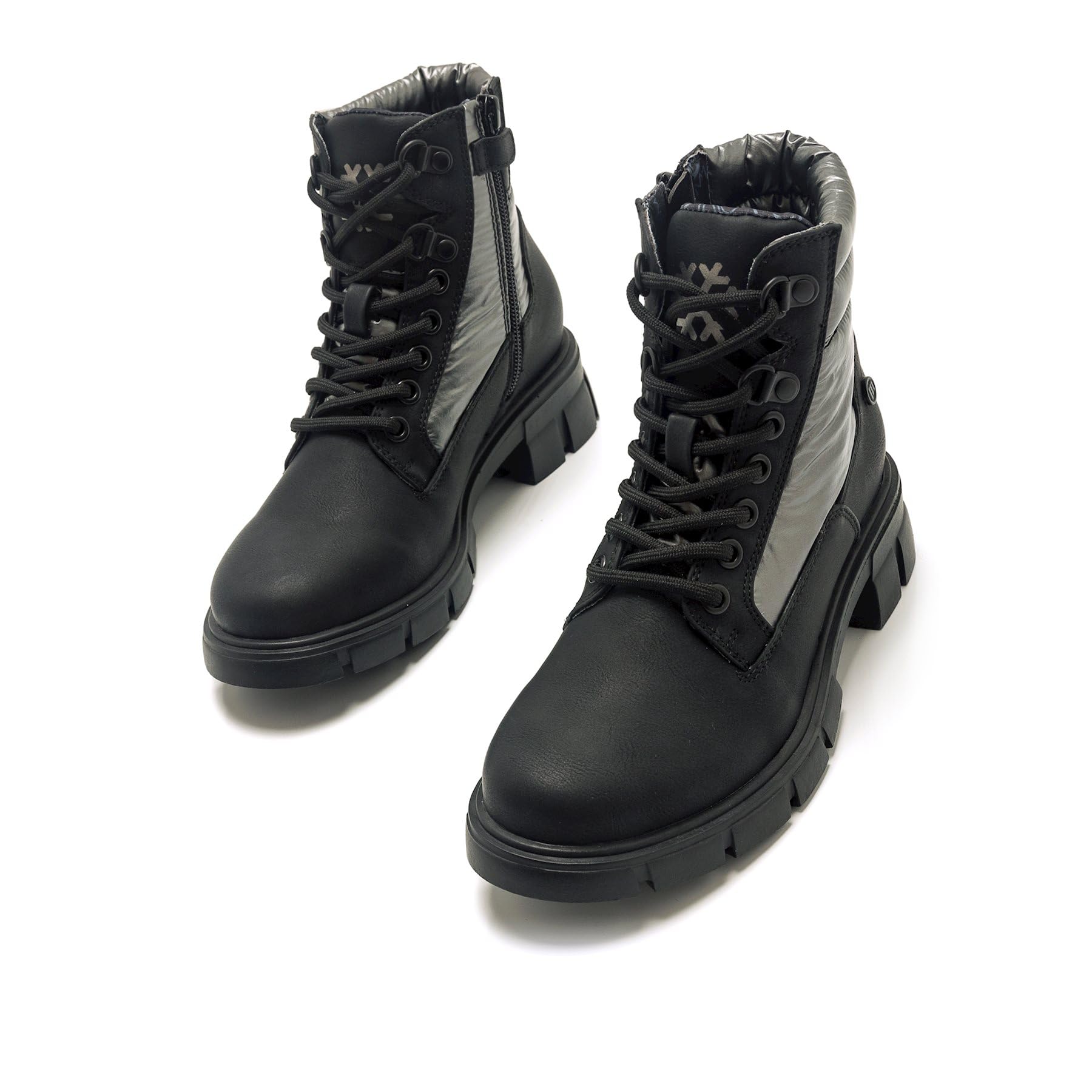 MTNG KIDS Botines Niñas Botines MIA 48871 Niñas | Botines Casual | Cierre con Cremallera | 55950 | Space Plata