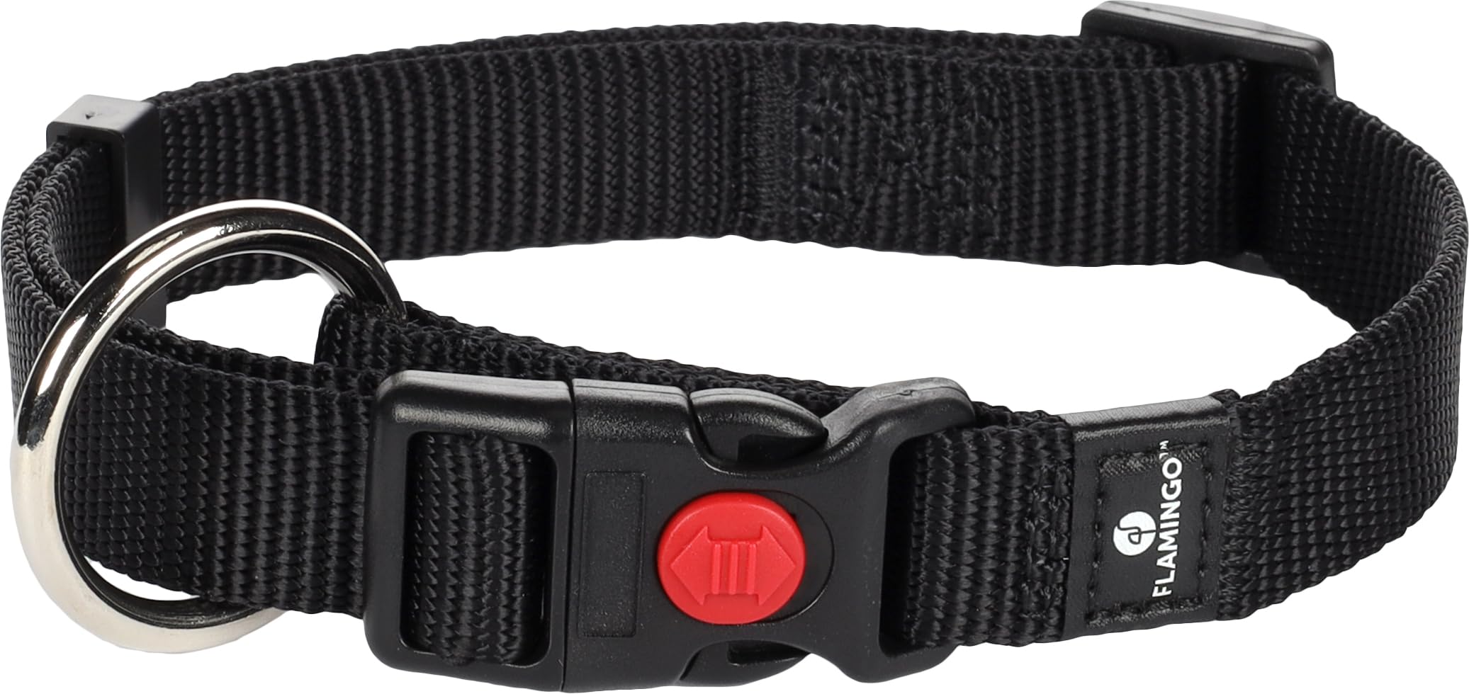 Dog Collar Ziggi Black M 40-55cm 20mm